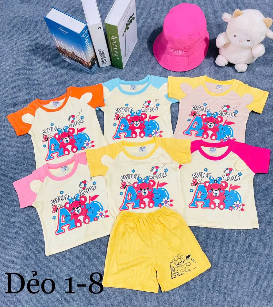 Đồ bộ cho bé dẻo 1-8